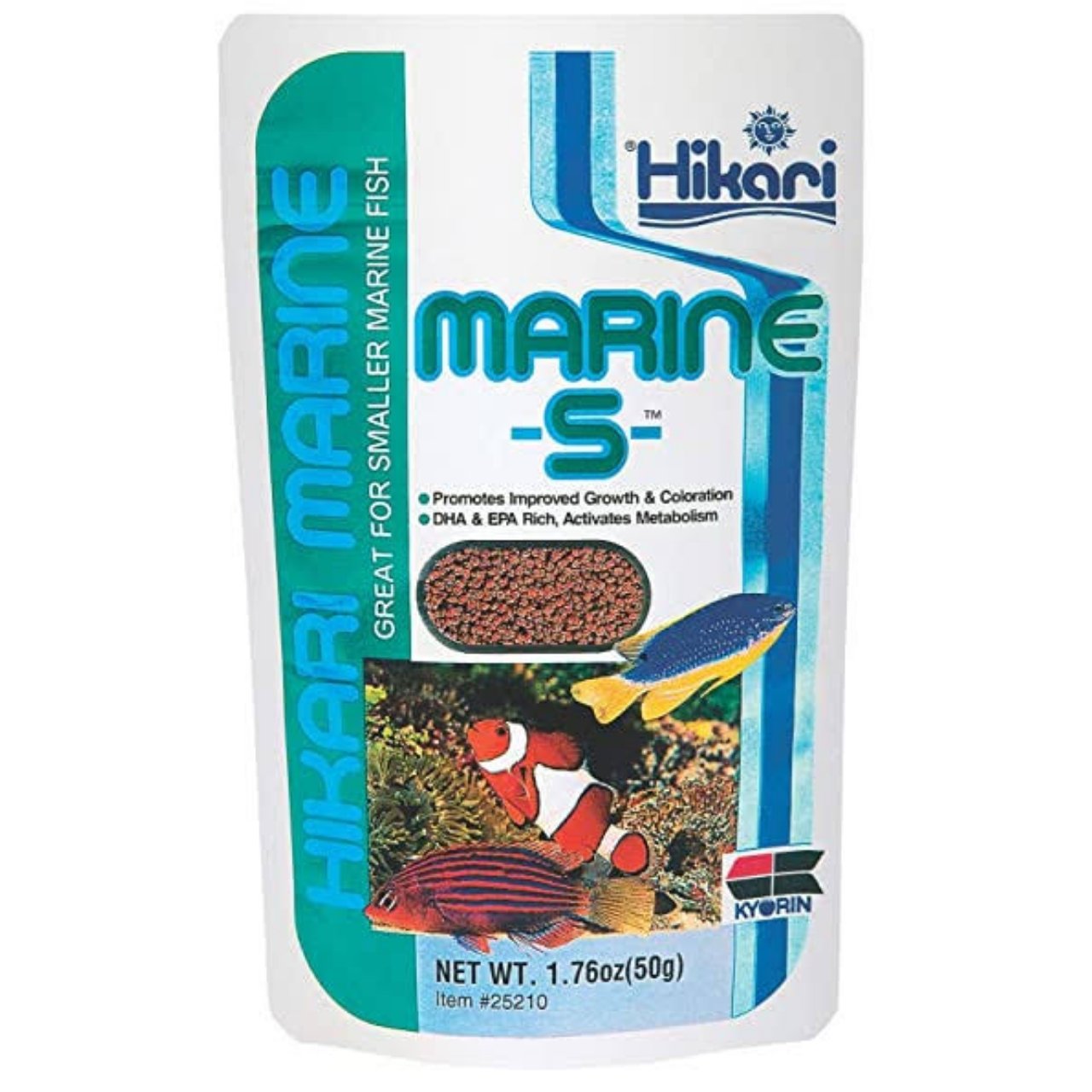 Hikari MarineS Pellets Fish Food for Smaller Marine Fish 50Grams SK