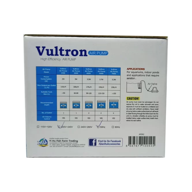 Vultron 1500 Air Pump - Image 2