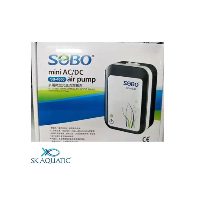 SOBO SB-4000 Mini AC DC Air Pump