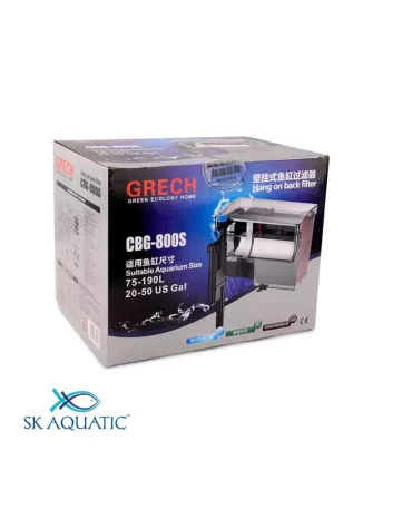 Sunsun Grech CBG-800S HOB Filter Without UV