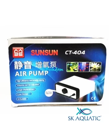 Sunsun CT404 4 Way Aquarium Air Pump