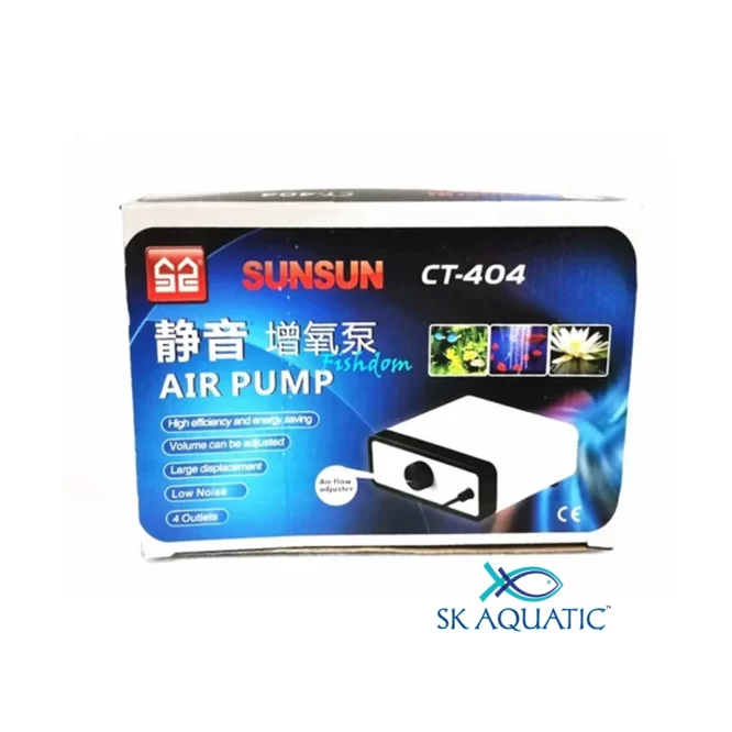 Sunsun CT404 4 Way Aquarium Air Pump