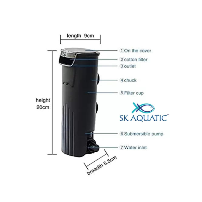 internal filter for aquarium