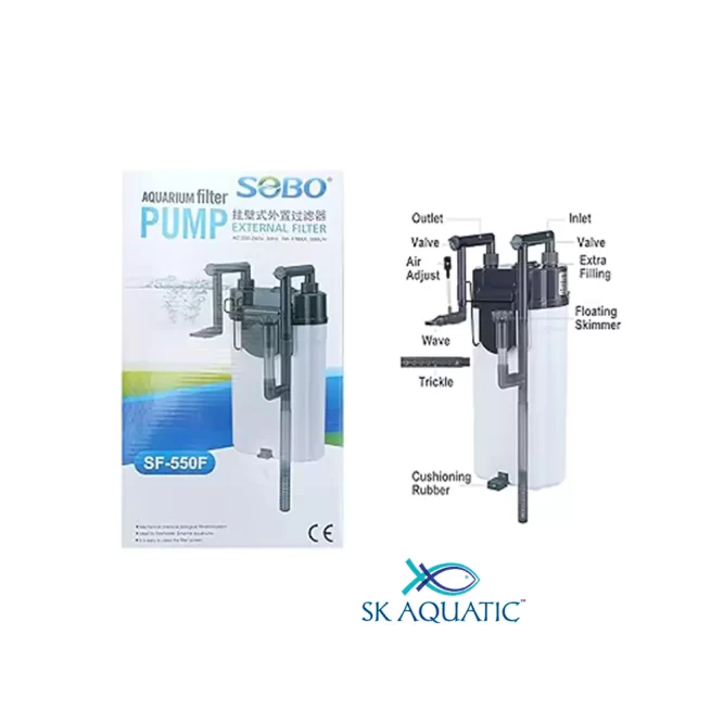 aquarium filter pump SF 550F