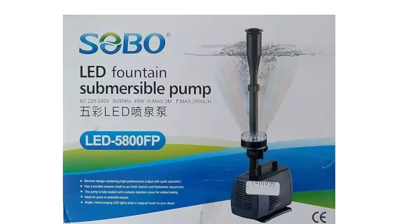 Sobo Submersible LED Fountain Pump-5800FP