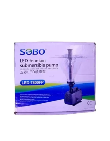 sobo submersible LED Fountain pump 7800FP