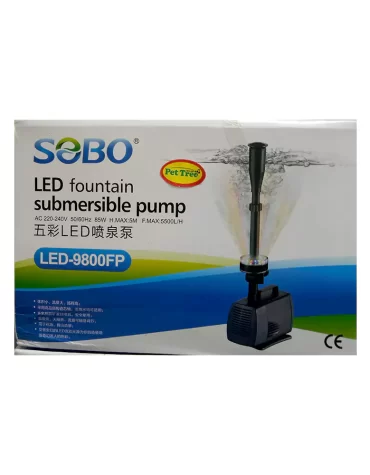 sobo submersible LED Fountain pump 9800FP