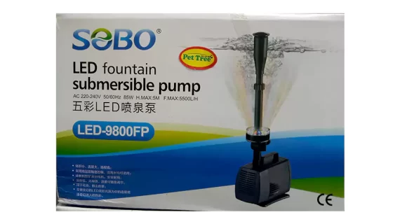 Sobo Submersible LED Fountain Pump-9800FP