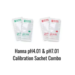 Hanna pH4.01 pH7.01 Calibration Buffer Solution Sachets