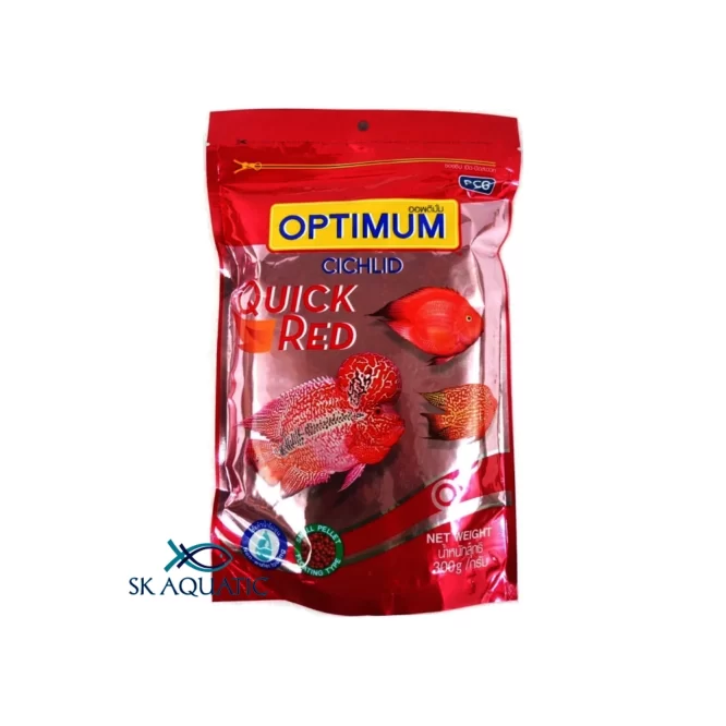 Optimum Cichlid Quick Red Food 300gm