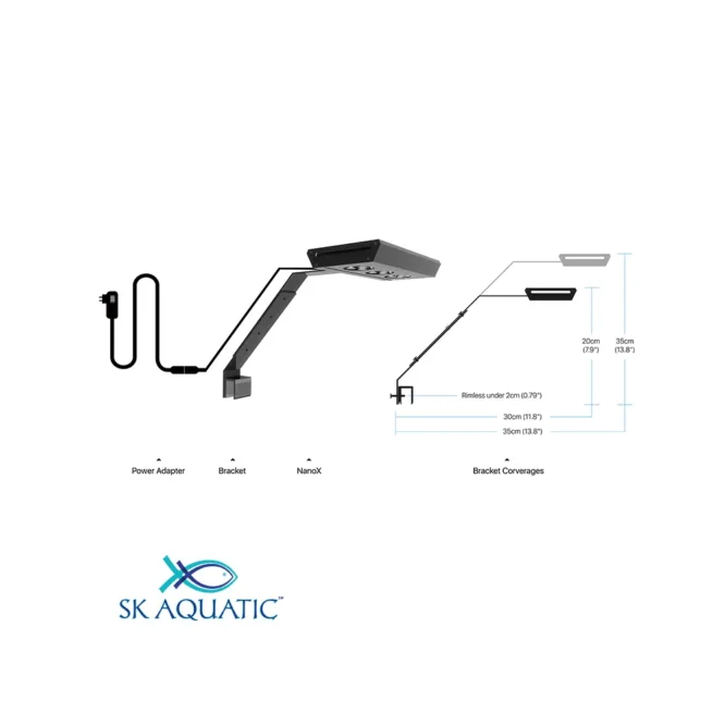Micmol Nano X Marine Aquarium Light - Image 3