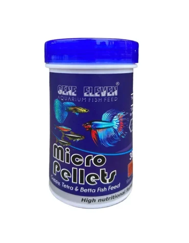 quatic Remedies Gene Eleven Micro Pellets - Fish Feed for Tetra, Guppy, Barb & Betta