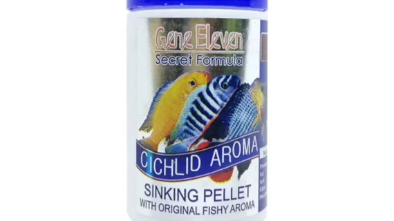 Aquatic Remedies Gene Eleven Cichlid Aroma, 75G | Sinking Pellet with original fishy aroma