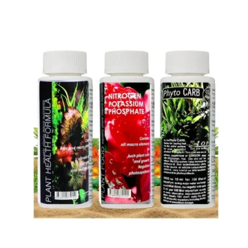 Aquatic Remedies (Pack of 3) Plant Health Formula-120ml & Plant Food-120ml & Phytocarb-100ml