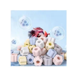 Aquarium Filter Media Ceramic Ring (Flower Type) with Free Net Bag