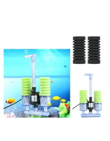 Aquatic Remedies NA-002 Aquarium Pump Operated Sponge Bio Filter with X-Lone Media & X-Bac Bacteria