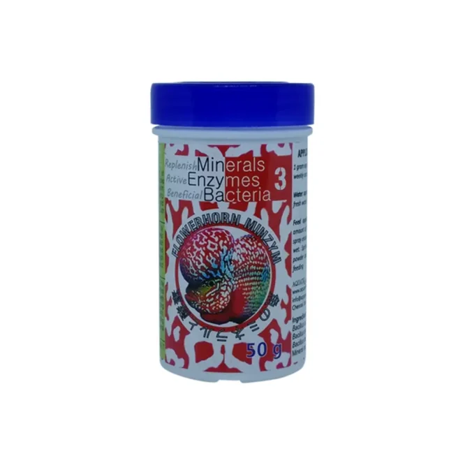 Flowerhorn Minzym 50G, Replenish Minerals Aquatic Remedies