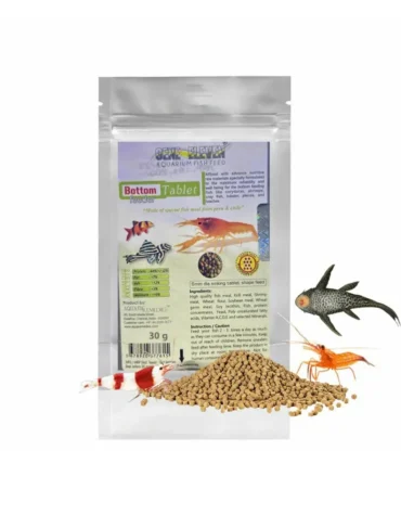 Gene Eleven Bottom Tablet Feeder, 60G (30G * Pack of 2) Aquatic Remedies